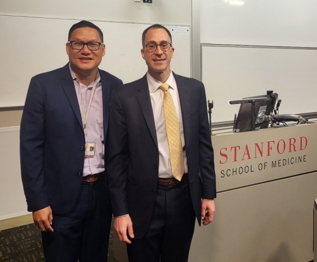 Dr. Jason Lee and Dr. Scott Damrauer at Grand Rounds